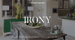 Desktop Screenshot of ironyhome.com